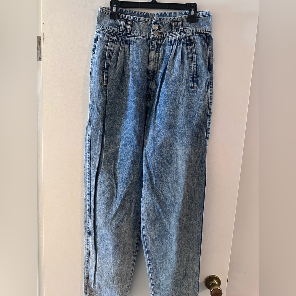 Vintage Jordache High Rise Acid Wash Jeans